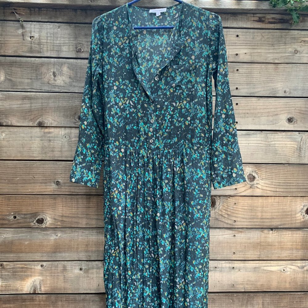 Lacson Ravello Floral Print Maxi Dress